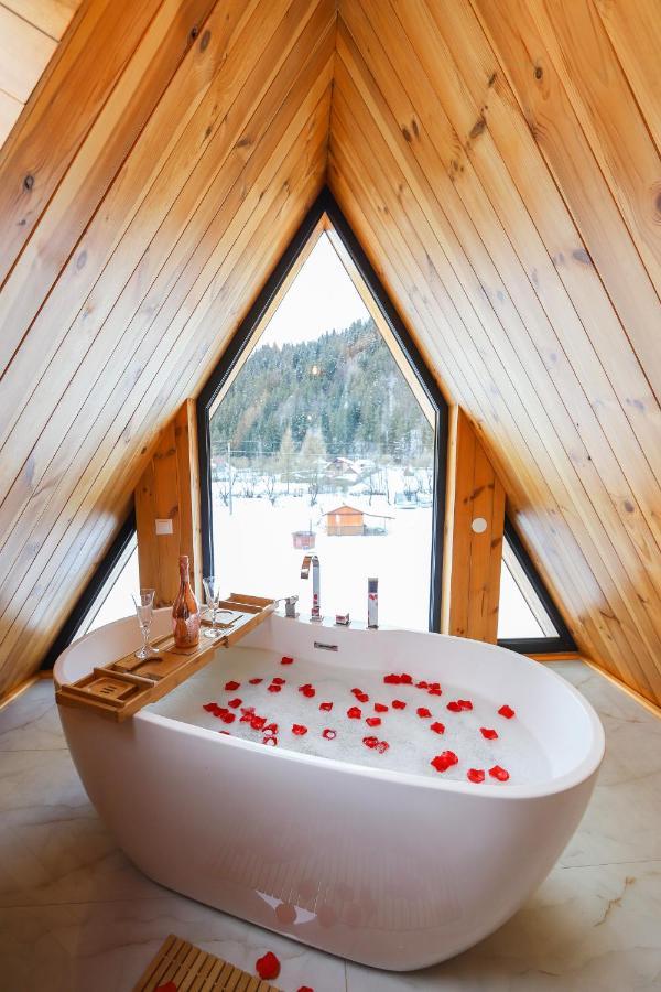 Cabana Cozy Cabin A Frame Topliţa 외부 사진