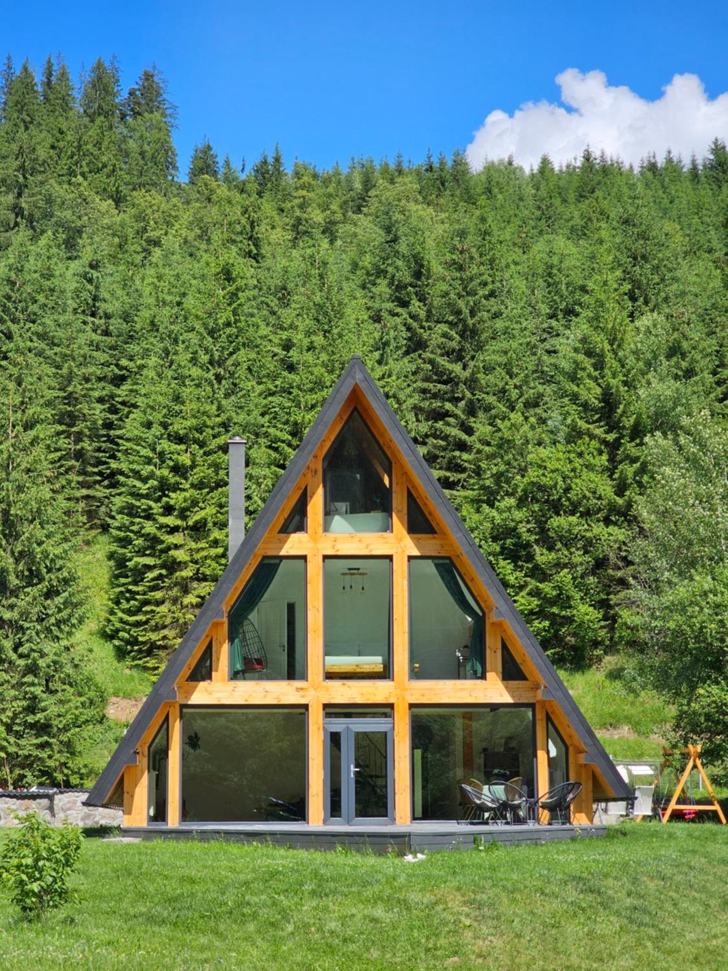 Cabana Cozy Cabin A Frame Topliţa 외부 사진