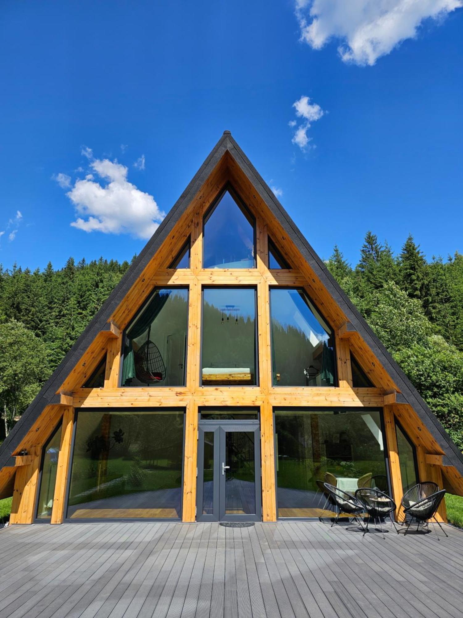 Cabana Cozy Cabin A Frame Topliţa 외부 사진