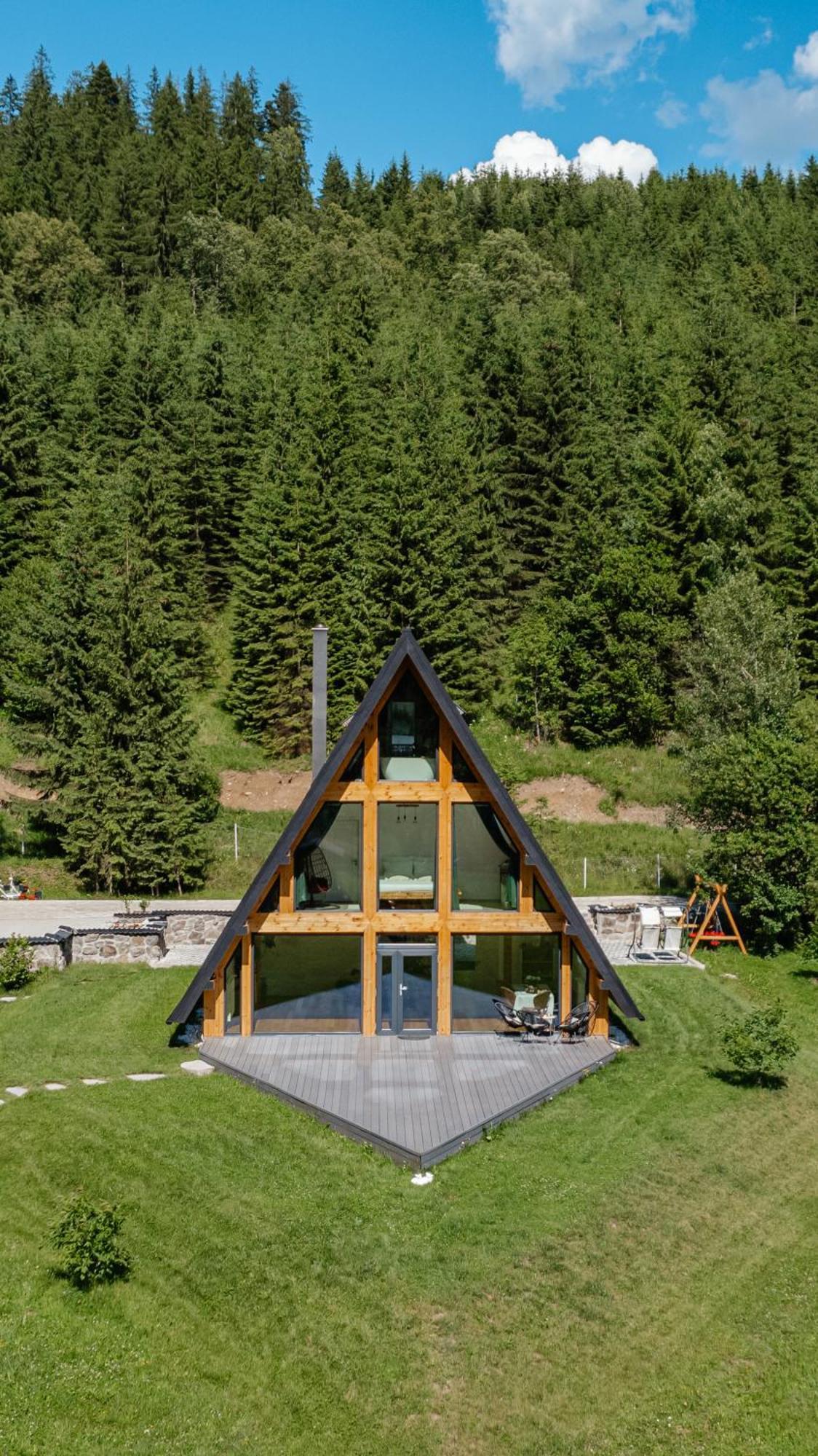 Cabana Cozy Cabin A Frame Topliţa 외부 사진