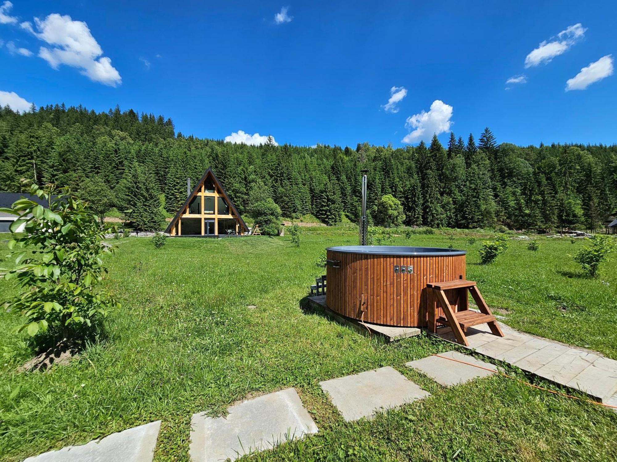 Cabana Cozy Cabin A Frame Topliţa 외부 사진